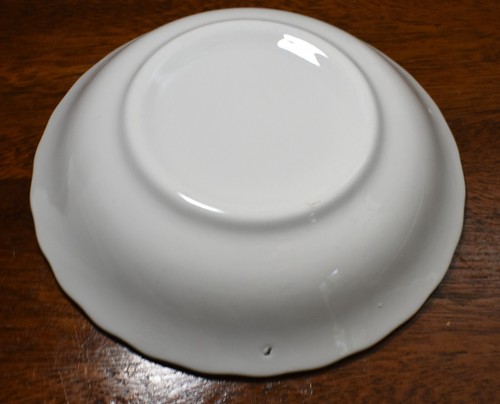 Midcentury Scio White Swirl Platinum Serving Bowl - Picture 7 of 8