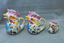 3X SAFTKRUG MILCHKRUG KRUG WASSERKRUG MAJOLIKA HAHN GROSS MITTEL KLEIN