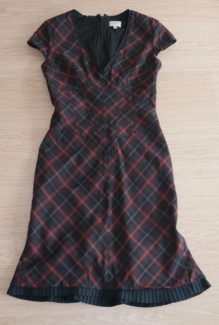 karen millen plaid dress