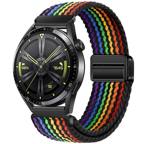 Correa de reloj de pulsera magnética de nailon trenzado de 18 mm 20 mm 22 mm correa de liberación rápida - Imagen 127 de 169