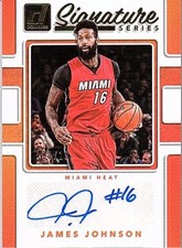2017-18 Donruss Signature Series Gold #35 James Johnson AUTO 10/10