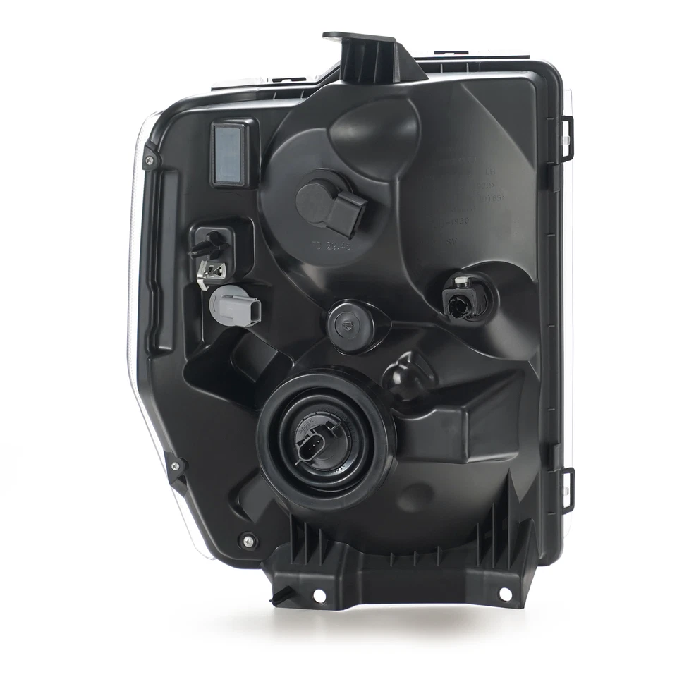 Upgrade Headlights 2008-2018 Ford E-150 250 350 Black Halogen Pair Conversion - Image 3 of 4