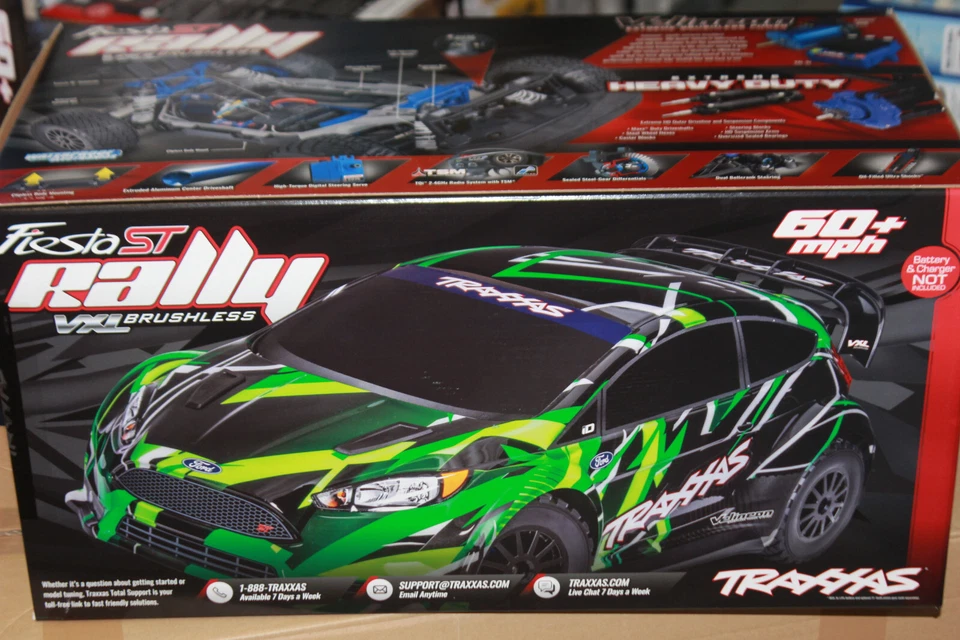 Traxxas TRX 74276-4 GRN Ford Fiesta ST Rally 4x4 VXL grün 1:10 Brushless NEU - Bild 3 von 4