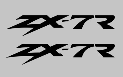 2 x ZX-7R   Motorrad Aufkleber   Sticker   Kawasaki Ninja   viele Farben