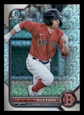 2022 Bowman Chrome #BCP-192 Nick Yorke Prospects Mojo Refractor Boston Red Sox