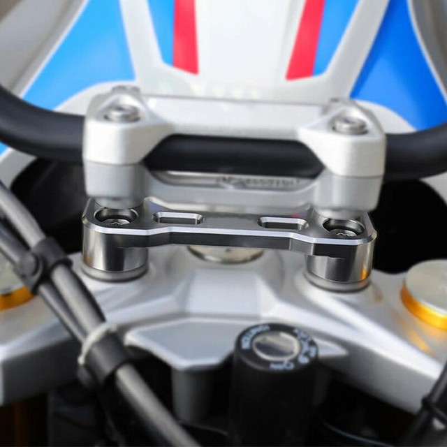 Handlebar Riser Bar Rise Up 20mm, 17mm Backward For BMW G310GS G310R