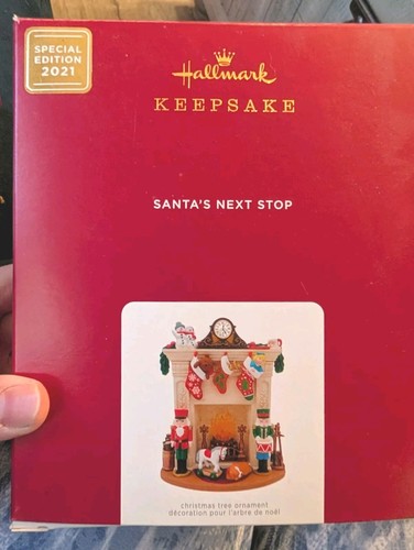 2021 Hallmark Keepsake Santa's Next Stop Special Limited Edition Ornament NIB NE - 第 1/4 張圖片