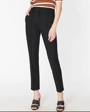 VERONICA BEARD Pants Women sz 6 Black LAGO Pi...