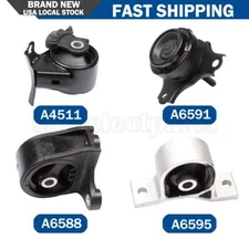 4Pcs Engine Motor & AUTO Transmission Mount Set for Honda Civic 1.7L 2001-2005