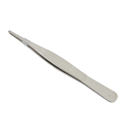 Toothed Tweezers Silver Stainless Steel Toothed Tweezers 125mm / 5Inch - Picture 3 of 23