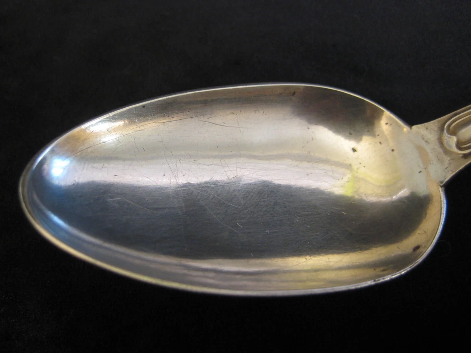 Antigua cuchara de mesa danesa de plata Jensen Dinamarca - plata 0,826, 8 1/4" de largo, 60 g Foto 4 de 4