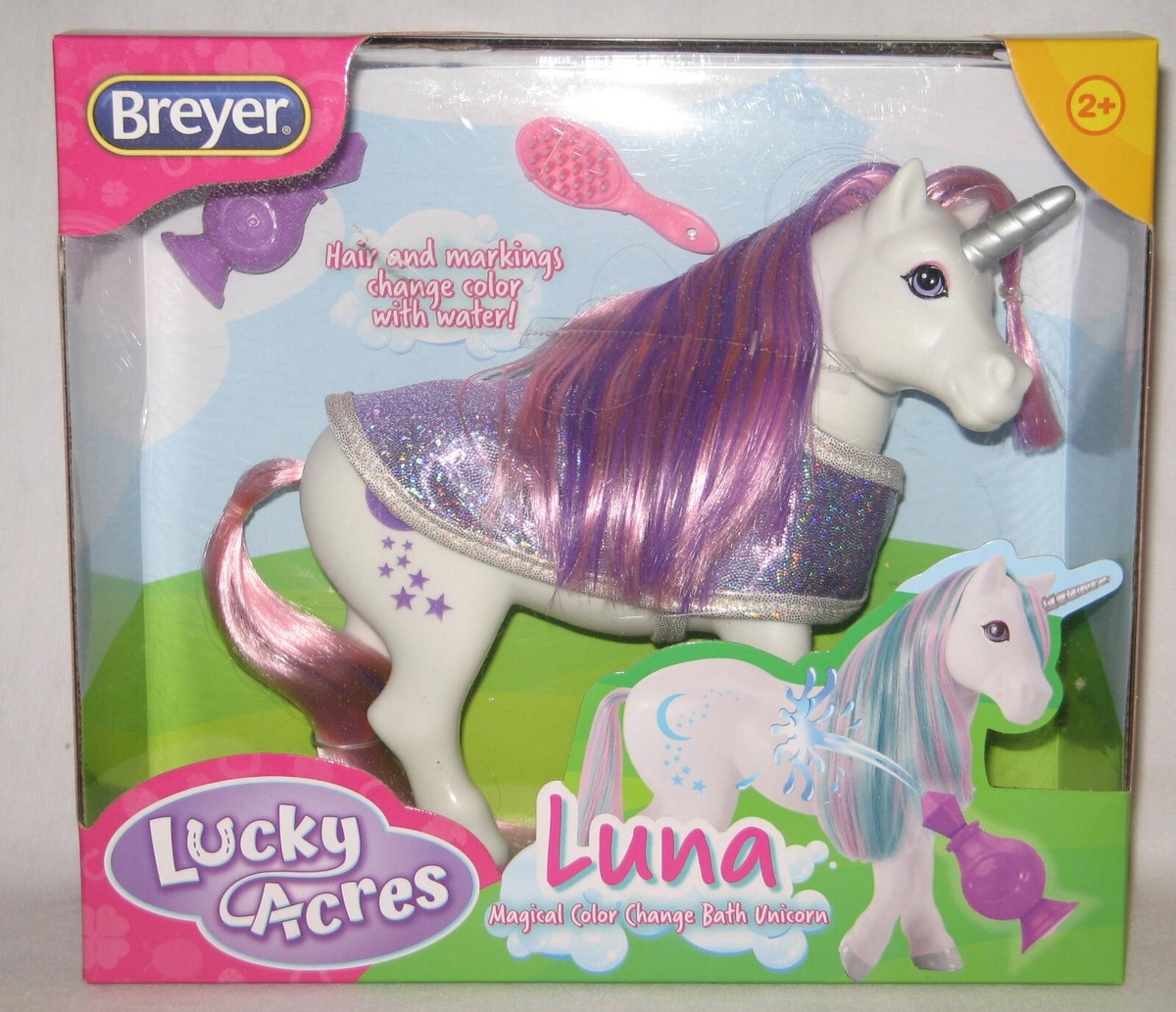 Breyer Luna Unicorn Horse bath toy 2+ age