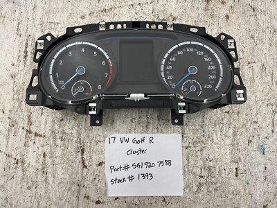 15-19 Volkswagen VW Golf R MK7 OEM Metrisch Tachometer Anzeige Bündel 5G1920758B