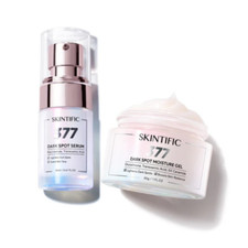 SKINTIFIC Dark Spot Set 377 Serum 20ml Moisturizer 30g reduce dark spots pores