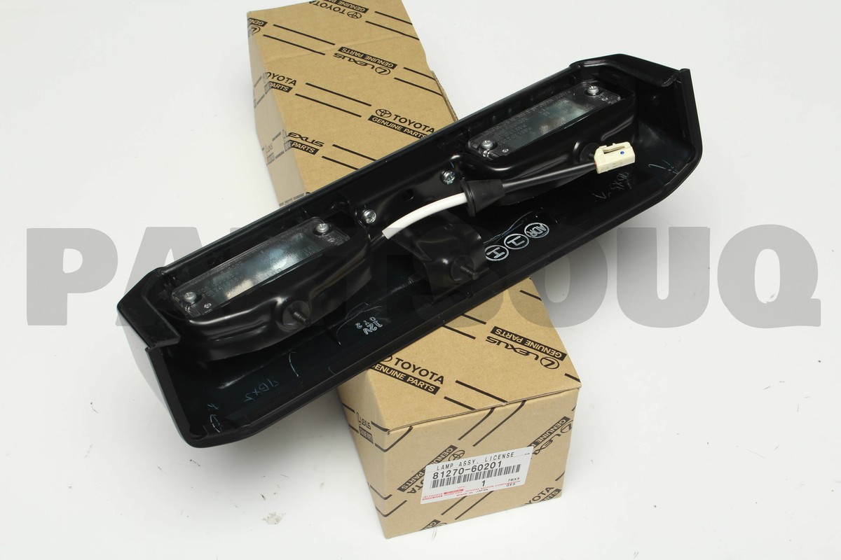 8127060201 Genuine Toyota LAMP ASSY, LICENSE PLATE 81270-60201 | eBay