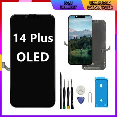For iPhone 14 Plus Display LCD Touch Screen Digitizer Frame OLED Replacement US