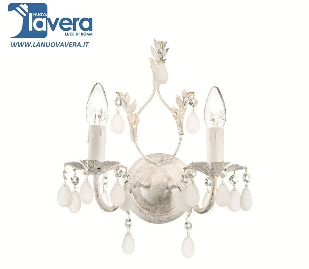 APPLIQUE SHABBY AP2 BIANCO ANTICO  SUPER PREZZO LEGGI !!!