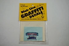 NOS Blair Line APART / TCI N Scale Graffiti Decals - DN-2207