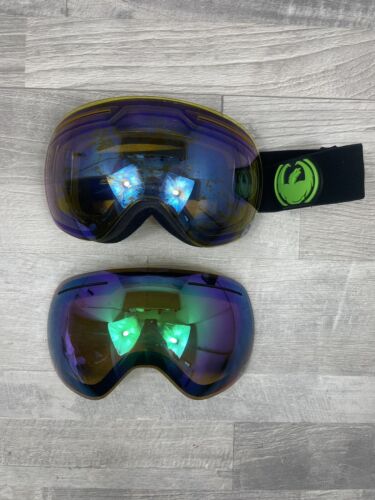 Dragon X1 Snowboard ski Goggles w/ Replacement Lens Cloth Bag - Afbeelding 1 van 5
