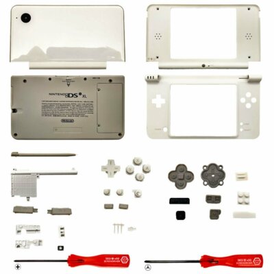 Nintendo DSi XL Housing Shell Lens Shell Tools | White