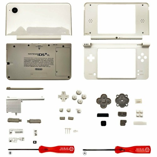 Housing Shell for Nintendo DSi XL Lens Shell Tools Screen Replacement Part White - Picture 1 of 1