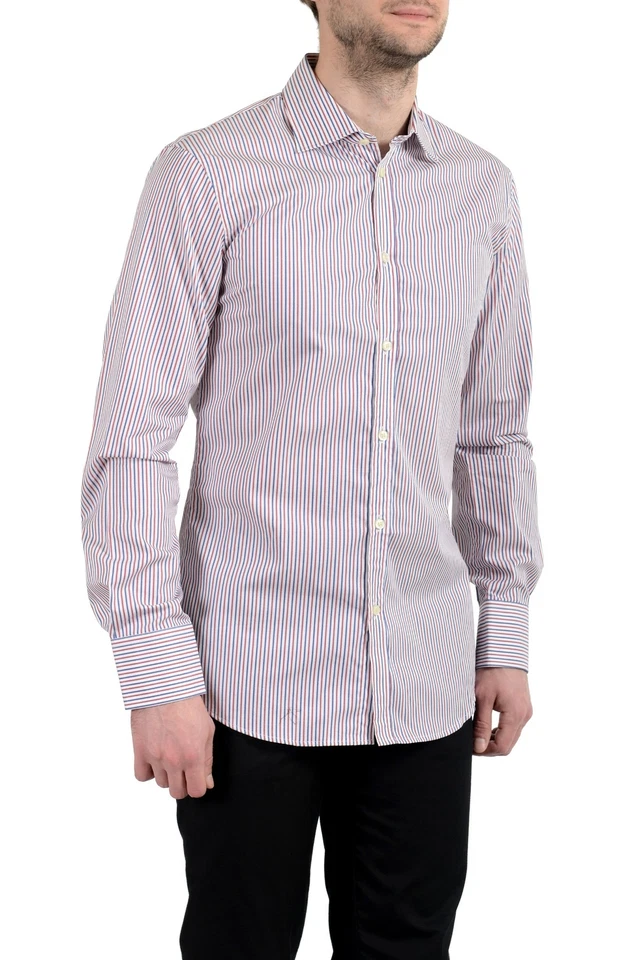 Dsquared2 Men's Striped Long Sleeve Casual Shirt - Image 2 of 4