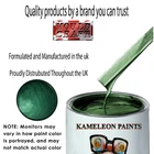 MOULDCRAFT NEAT DARK GREEN PEARL 1 LITRE BASECOAT CAR KAMELEON PAINT