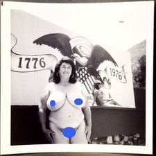 Vintage Nudist 1970s Photo Nude Posing For Artist Risqué Erotica