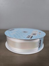 Kirkland Wire-Edged Ribbon White Ribbon 1.5" Wide 50 YD NEW