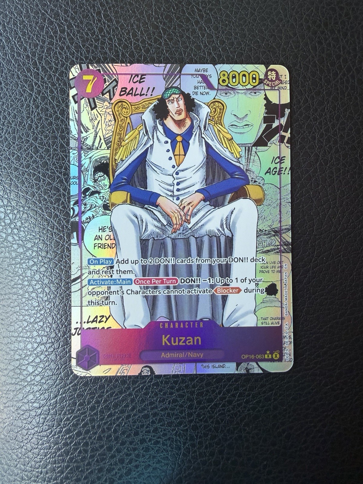 Kuzan (Manga) OP16-063 The Time of Battle Foil
