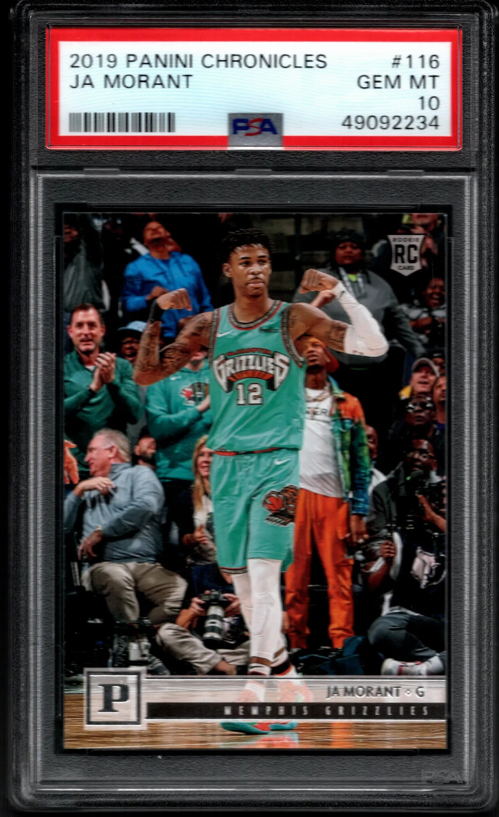 Ja Morant 2019-20 Panini Chronicles #116 Young Dolph Rookie RC PSA10 GEM MT