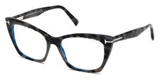 New Tom Ford Women Cat-Eye Eyeglasses FT5709-B 056 Havana 54mm
