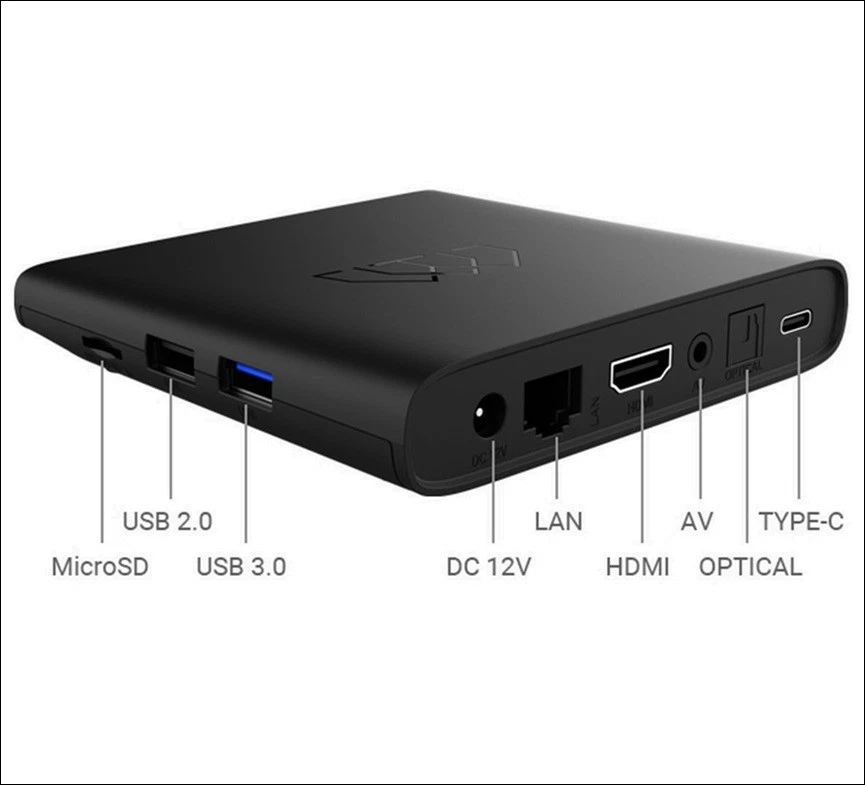 Decoder Digitale Terrestre DVB-T2 HEVC Android 12 4k Ultra HD Box Smart Tv WiFi - Immagine 3 di 4