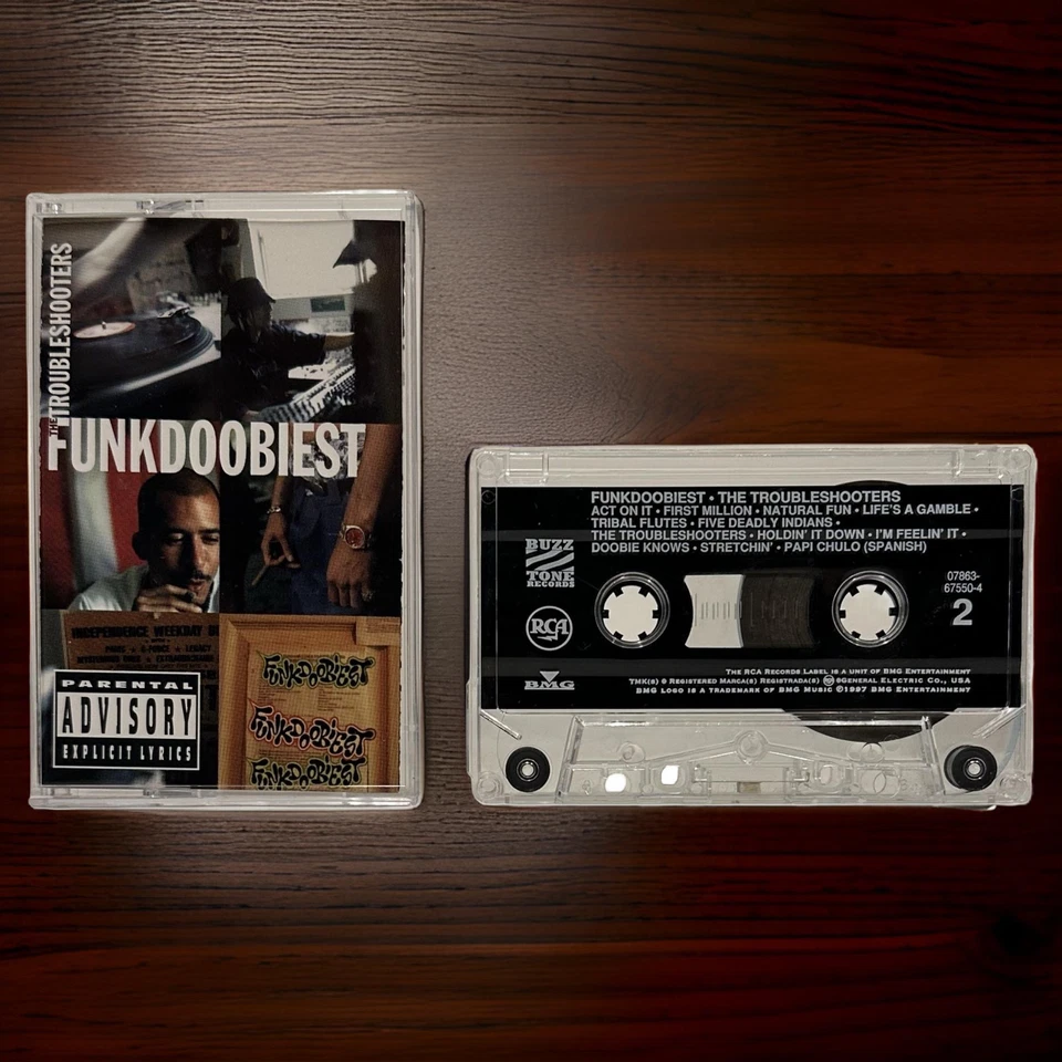 •FUNKDOOBIEST ~ THE TROUBLESHOOTERS• ~1997 OG PRESSING~ (CASSETTE TAPE) - Image 2 of 4