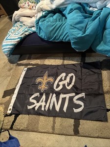 NEW ORLEANS SAINTS GO SAINTS FLEUR DE LIS FLAG BANNER SHIPS FAST ⚜️⚜️