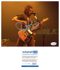 Justin Pierre 'Motion City Soundtrack' Band Signed 8x10 Photo Lead Singer ACOA