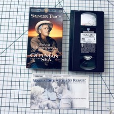 Old Man & The Sea VHS 1958 Drama Spencer Tracy Widescreen Ernest Hemingway USED