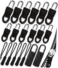 Zipper Pull, Universal Zipper Pull Replacement, Broken Black Zipper Pull Kit