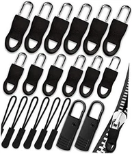 Zipper Pull, Universal Zipper Pull Replacement, Broken Black Zipper Pull Kit