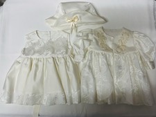 Visara Girls Dress In  0-3 Months Ivory Sale to clear
