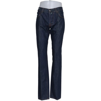 Luigi Borrelli, Jeans, Größe: 31, Blau, Baumwolle, Einfarbig, Denim, Herren #gYd
