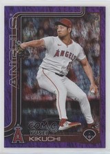 2025 Topps Series 2 Purple Holo Foil 246/250 Yusei Kikuchi #592 1f3g