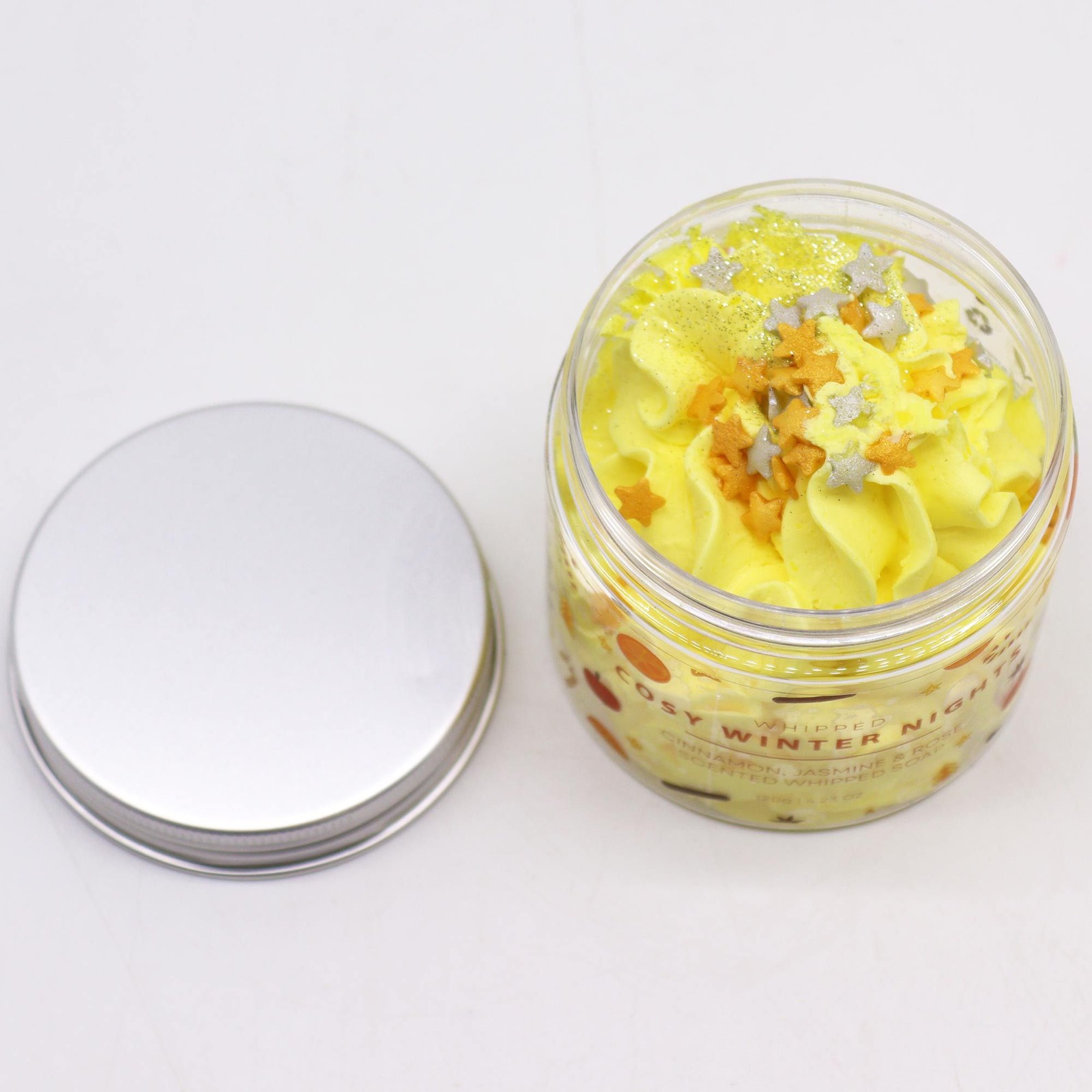 Whipped Cream Soap Cosy Winter Night Cinnamon, Jasmine - Ancient Wisdom - Image 2