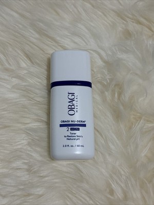 Auth OBAGI MEDICAL Nu-Derm  TONER #2 AM PM Hydrating & Alcohol-Free+US SELLER