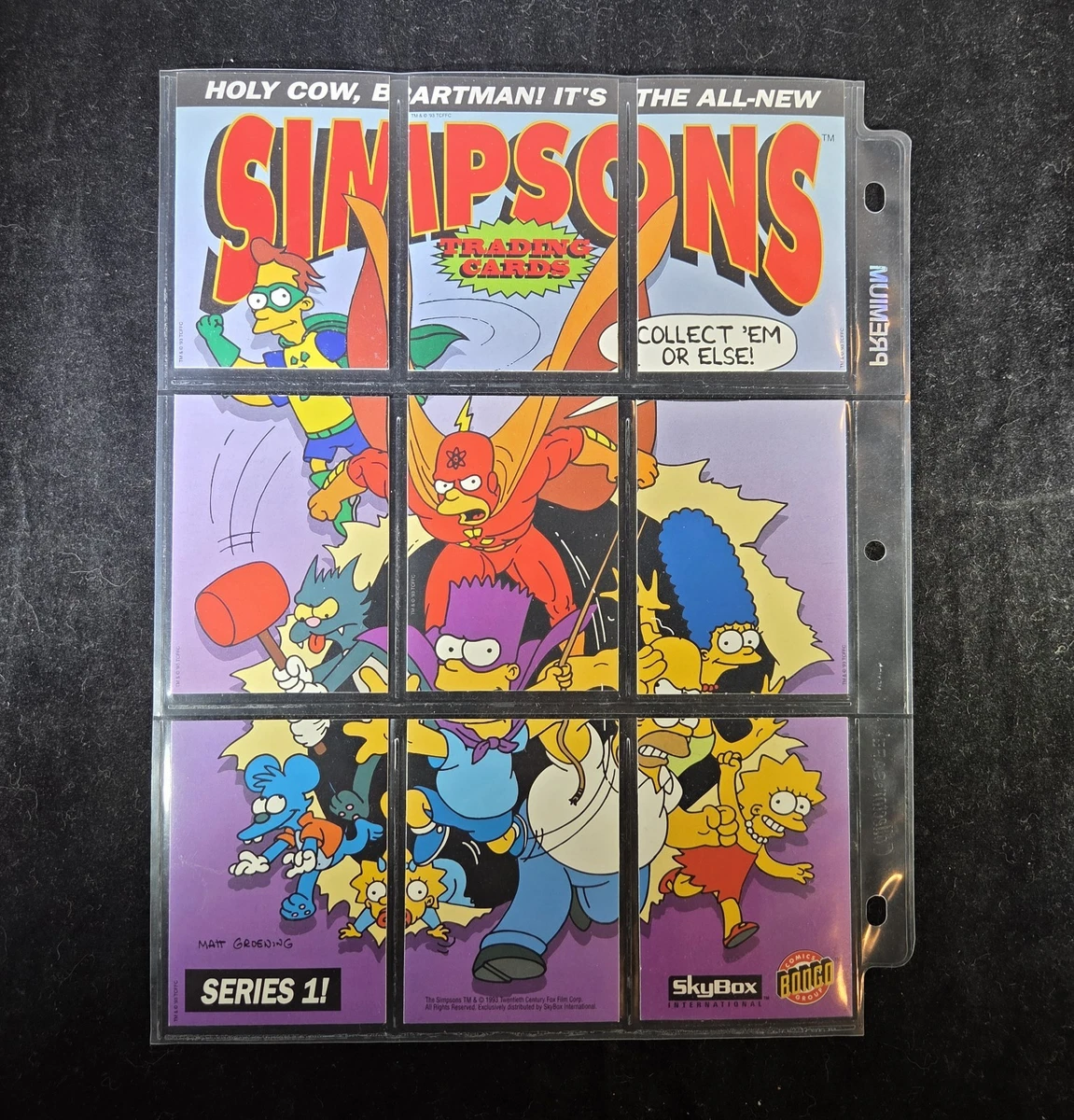 The Simpsons トレーディングカードセット　シンプソンズ ☆送料無料！☆1990年製 Topps【 The Simpsons ( ザ・シンプソンズ