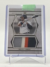 2025 Topps Definitive Jumbo Patch Relic Miguel Cabrera #01/50