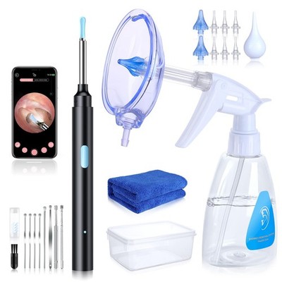 2 in 1 Ear Wax Removal Tool kit,Ear Cleaner Kit,Ear Flushing Kit for Adults D...