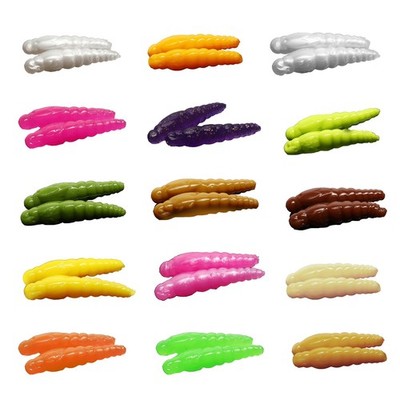 Libra Lures Largo Slim 28/34mm Softbait Larve Käse/Krill Aroma Insektenimitat