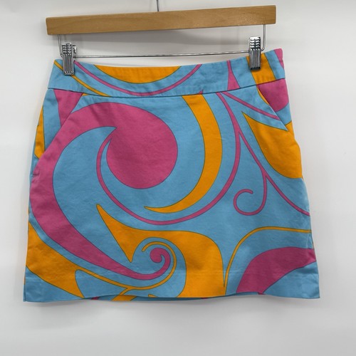 LoudMouth Skort Skirt Size 4 Swirls Golf Tennis Pickleball Pockets