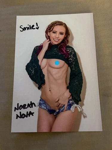 Porn Star NORAH NOVA Signed 4x6 SEXY Photo AUTOGRAPH 1P